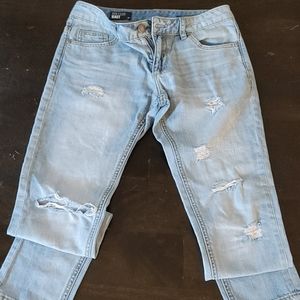 William Rast Boyfriend sz 25 Distressed EUC